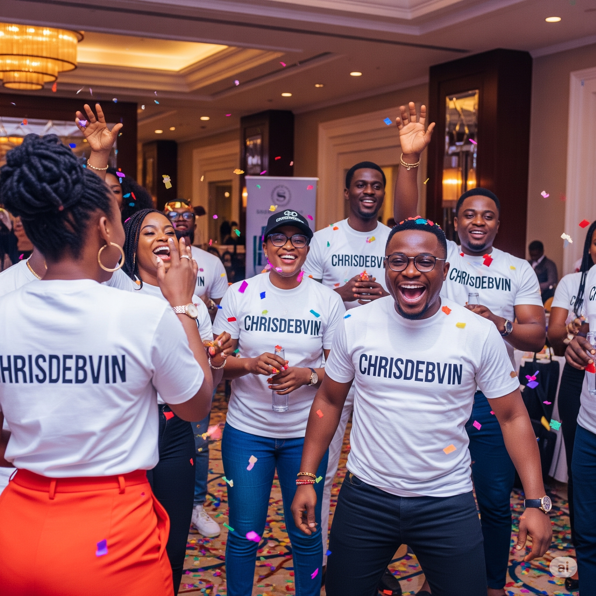 Chrisdebvin team collaboration or happy client